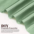 Sage Green Satin Fabric 60 Inch Wide by The Yard, Soft Charmeuse Satin Fabric for Wedding Dress, DIY Craftings, Costumes, 1 Yard...