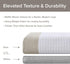 Madison Park Spa Waffle Shower Curtain Pieced Fabric with 3M Scotchgard Moisture Management Modern Home Bathroom Decorations, Stall 54"x78", Taupe...