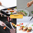 JETKONG Extra Long Kitchen Tweezers Heavy Duty Stainless Steel Cooking Tweezers, Set of 3 (9 12 14 Inch, Silver)...