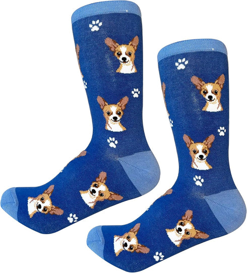 Sock Daddy Chihuahua Fawn Socks - 200 Needle Count - One Size Fits Most - Unisex...