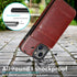 iPhone 13 Wallet Case with Credit Card Holder for Women Men PU Leather Wallet Case for iPhone 13 Case 6.1 inch (Sepia Brown)...