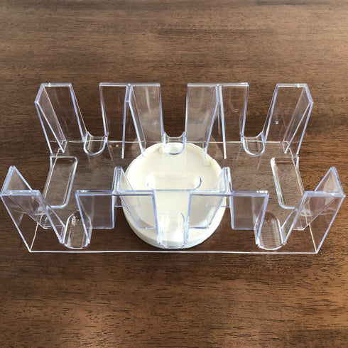 Yuanhe 9 Deck Rotating-Revolving Playing Card Tray, Card Holder...