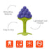 Innobaby Original Teethin Smart EZ Grip Fruit Teether and Sensory Toy for Babies and Toddlers in Grape. BPA Free Teether...