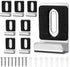 8 Sets of Metal Mirror Hanging Kit, Wall Mounting Mirror Clips for 1/4 Inch Mirror with Screw Rubber Pad, Heavy Mirror Mounting Hardware for Billb...