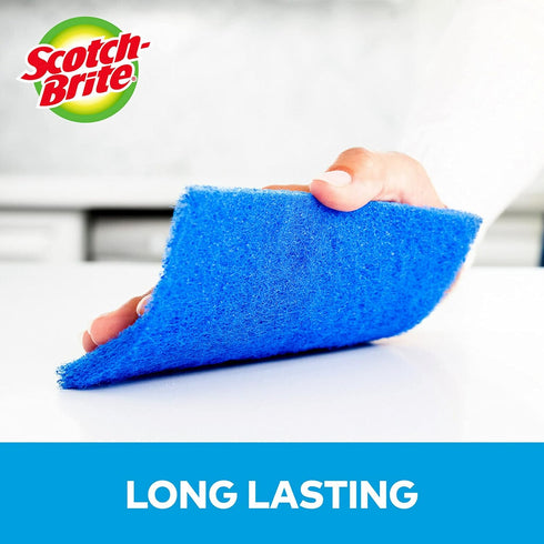 Scotch-Brite Non-Scratch Scour Pads, Scouring Pads for Kitchen and Dish Cleaning, 30 Pads...