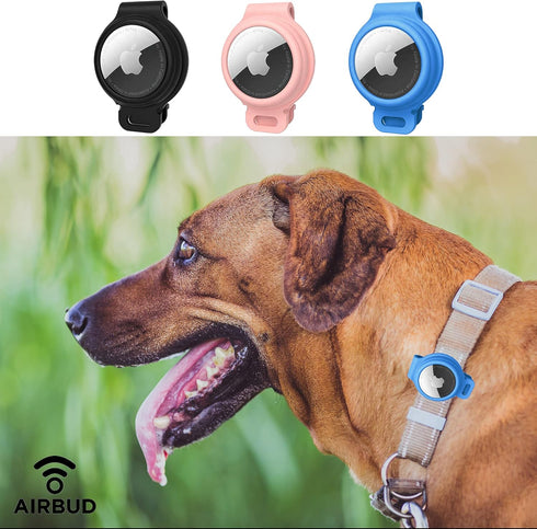 Bud Cases | Case for Pets or Bags | Compatible The Apple Product | Fits Most Dog or Cat Collars or Bag Straps | Locate Lost Animal or Bag (One, Bl...
