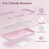 GONEZ for iPhone 14 Pro Max Case Silicone, Compatible with Magsafe, with 2X Screen Protector + 2X Camera Lens Protector, Liquid Silicone Shockproo...
