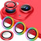 AGVEE 3+3 for iPhone 14 6.1" / 14 Plus 6.7" Camera Lens Protector, Brushed Metal Ring 9H Tempered HD Glass Camera Protector Cover Film, Brushed-Re...