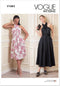 Vogue Misses' Criss-Cross Halter Dress Sewing Pattern Kit, Design Code V1883, Sizes 6-8-10-12-14...