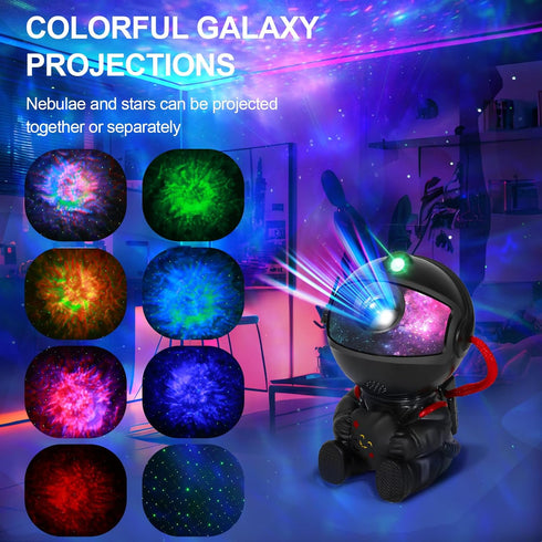 Astronaut Galaxy Projector,Star Projector Light, Kids Night Light, Nebula Star Ceiling Night Light with Remote Control for Bedroom Best Gifts for ...