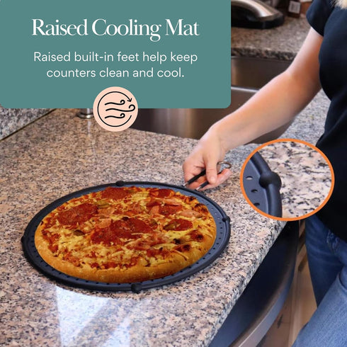 Beckon Ware | USA Brand | 13-Inch Black, Fit Pans (12" to 13") Silicone Grease Splatter Guard for Frying Pan and Stove...