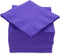 100 Pack Purple Beverage Napkins, Big Party Pack, 2 Ply, Ideal for Wedding, Party, Birthday, Dinner, Lunch, Cocktails. (5” x 5”) by Amcrate...