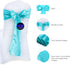 MDS Pack of 25 PCS Satin Chair Sashes Charmeuse Sateen Dining Chair Bows Ribbon Ties Back Sash for Wedding Party Birthday Home Hotel Restaurant Ba...