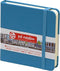 Tarence T9314-214M Art Creations Sketchbook, Drawing Notebook, 4.7 x 4.7 inches (12 x 12 cm), Lake Blue, Thickness: 4.9 oz/sq ft (140 g/m2), Fine,...