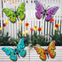 4 PCS Metal Butterfly 9.6" Butterflies Outdoor Fence Yard Art Wall Decor Hanging Decorations for Garden Living Room Bedroom Patio Balcony Gift for...