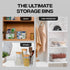 ClearSpace Clear Plastic Storage Bins – Pantry Organizers & Storage Containers, Cabinet Organizer - Home Organization Must Haves for Kitchen, Laun...