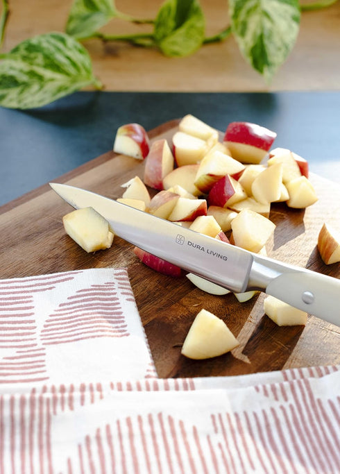 2-Piece Professional Kitchen Knife Set – Ultra Sharp, Precision Forged High Carbon German Stainless Steel, 5" Utility & 3.5" Paring Knives, Ergono...
