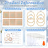 6 Sets Winter Embroidery Kit for Beginners Snowflakes Christmas Cross Kits DIY Needlepoint Kit with Patterns, Instructions, Embroidery Hoops, Thre...
