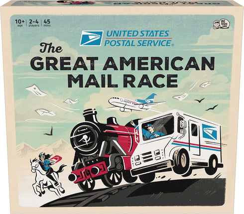 USPS Great American Mail Race: A Letter-Carrying Family Board Game for Kids 10+ and Adults...