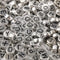 Yochus 1000pcs Silver Mixed Round Acrylic Beads 4x7mm Black Alphabet Number Heart Shape Bead for Jewelry Making and DIY Bracelets...