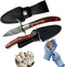 Oyster Shucker, Oyster Shucking Knife for Oyster Clam Pearl Shell Shucking, 2 Set Oyster Shucking Tool Kit, 2 Stainless Steel Oyster Knifes with W...