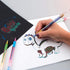 Pentel Krazy Pop Iridescent Gel Pen, (1.0mm) Bold line, Blue & Gold Ink (K91-DXC)...
