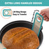Silicone Bread Sling Dutch Oven - Best Japan Silicone. Non-Stick & Easy Clean Reusable Silicone Bread Baking Mat. With Extra Long Handles Bread Ba...