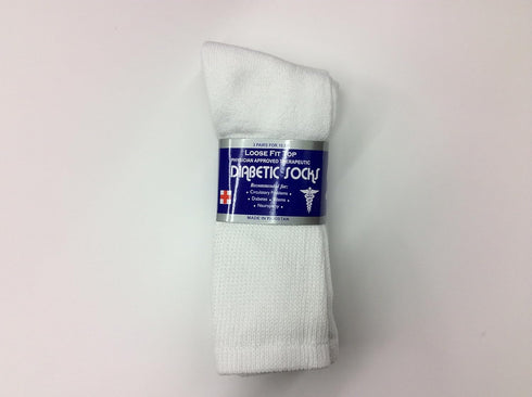 Lot of 3 Pairs Mens gray Diabetic Socks Loose Fit Big Size 13-15 Blue Label...