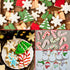KAISHANE Christmas Cookie Cutter Set,12 Pieces Stainless Steel Biscuit Cutters Shape bells, angels, christmas lights, doe, star christmas tree, so...