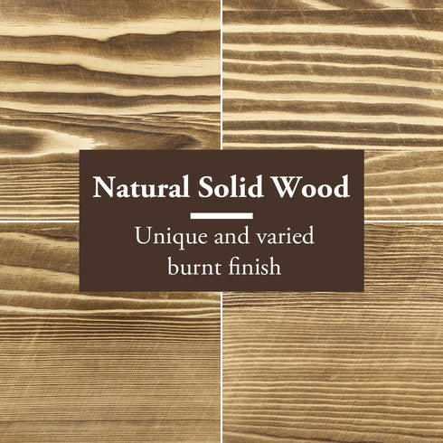 MyGift 10 Hook Burnt Wood Wall Mounted Expandable Accordion Peg Coat Rack Hanger for Entryway, Mudroom or Garage...