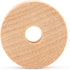 1-inch Diameter Slab Wooden Wheels for Crafts, 1/4-inch Hole, 3/8-inch Thick, Pack of 50 Mini Wooden Hobby Wheel for Model, by Woodpeckers...