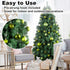 Lime Green 2.5" Christmas Balls Christmas Tree Decoration Ornaments Shatterproof Hanging Balls for Birthday Halloween Holiday Wedding Decorations ...