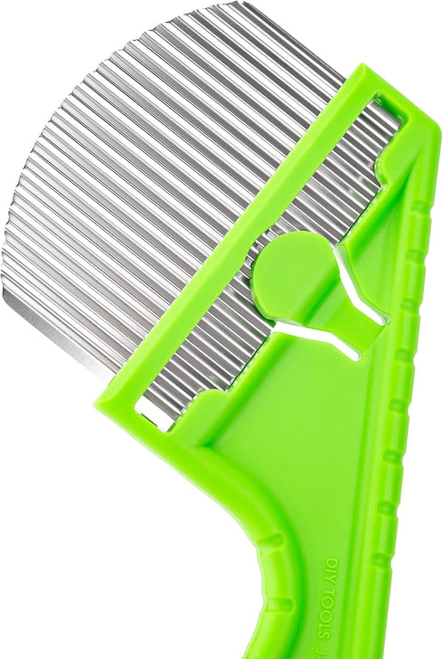 Nisaku NJP2510 Zassou Burush Sidewalk Crack Weeder, Japanese 3 Curved Blade, 8-Inch Ergonomic, Stainless Steel/Green Plastic Handle...