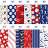 Baseball Theme Scrapbook Paper 12 Inches Double-Sided Pattern Material Decorative Craft Cardstock Paper Folded Flat for Card Making Junk Journal P...