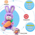 Hopearl Talking Singing Bunny Repeats What You Say Rabbit Musical Shaking Head Electric Interactive Animated Toy Speaking Plush Buddy Gifts for To...
