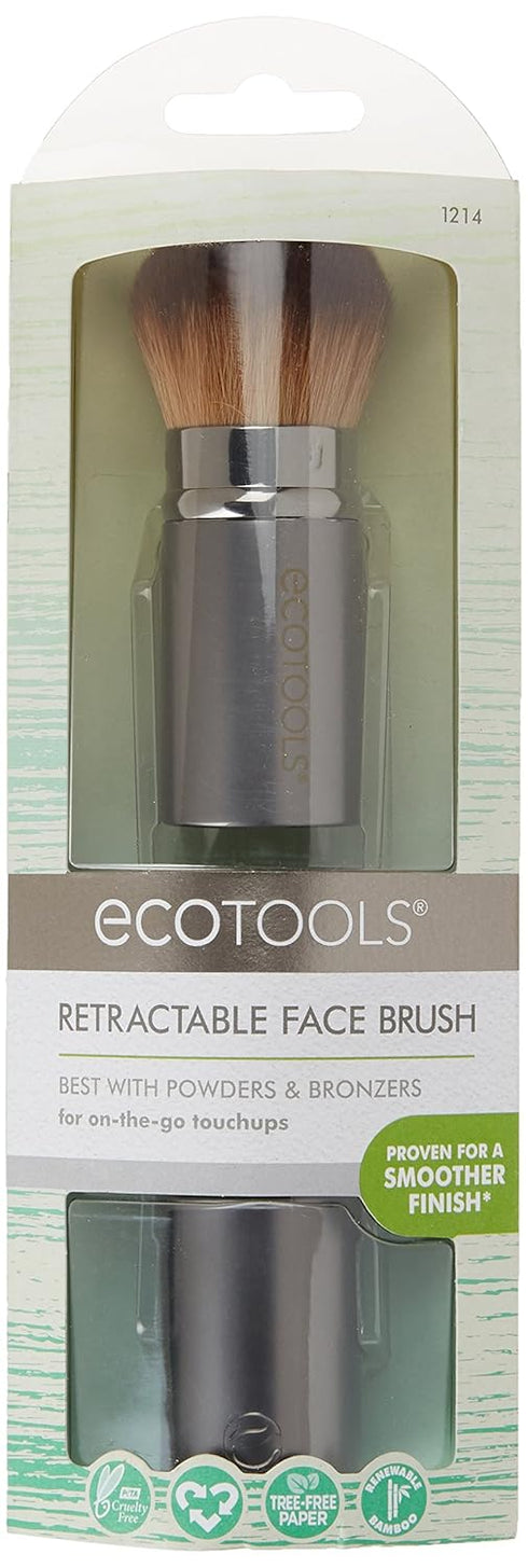 Ecotools 1214 Make-Up Brush Kabuki Retractable 2 Count (Pack of 1)...
