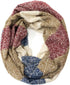 Wrapables® Winter Warm Knitted Infinity Scarf and Beanie Hat Set...