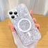 ZIYE Designed for iPhone 15 Pro Case Magnetic Glitter-6.1 Inch Bling Cases for Women Girls Sparkle Luxury Shiny Cute Compatible with MagSafe Soft ...