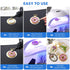 Wayin 200g UV Resin -Upgrade Ultraviolet Epoxy Resin Crystal Clear Hard Glue Solar Cure Sunlight Activated Resin for Handmade Jewelry, DIY Craft D...