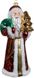Hallmark Keepsake Christmas Ornament 2021, Sprightly Santa, Blown Glass...