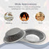 KitchenDance Disposable Aluminum Deep Tart Pan - 4 1/4 Inches Round Aluminum Foil Pans for Fruit Tarts, Individual Desserts - Baking Pan Perfect f...