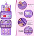 Hair Accessories Organizer, Shiny Bow Holder for Baby Girls, Travel Hair Storage Bag for Hair Clips, Headbands, Scrunchies and Hair Ties(Purple)...