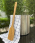 FAAY 18" Teak Long Wooden Spatula, Heavy Duty Stir Paddle for Cooking in Big Pot, Canning, Handcrafted from High Moist Resistance Teak, Wooden Spo...