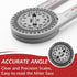Miter Saw Protractor, Professional Miter Angle Finder for Woodworking Replaces the Model #505P-7 Miter Protractor Angle Finder with Measuring Rule...