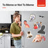 GAUDER Magnetic Sheets with Adhesive Backing (4' x 6') | Black Adhesive Magnetic Sheets (5 Pieces)...