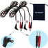 2Pcs/pack Replacement Electrode Lead Wires Connect Cables Pin 2mm For TENS Electronic Therapy Machines...