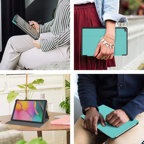 Soke Galaxy Tab A 10.1 Case 2019, Premium Shock Proof Stand Folio Case, Multi- Viewing Angles, Soft TPU Back Cover for Samsung Galaxy Tab A 10.1 i...
