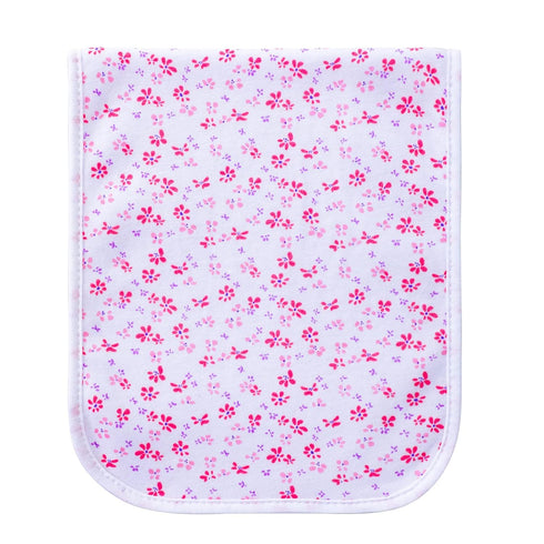 Burp Cloths for Baby Girls Organic Cotton Large Burp Clothes Extra Absorbent Soft Burping Rags Spit Up Cloth Sets for Newborns 8 Pack...