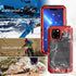 for iPhone 13 Pro Max Case Waterproof with Built-in Screen Protector Full Body Rugged Hard Silicone, Military Grade Shockproof Dustproof Protectiv...