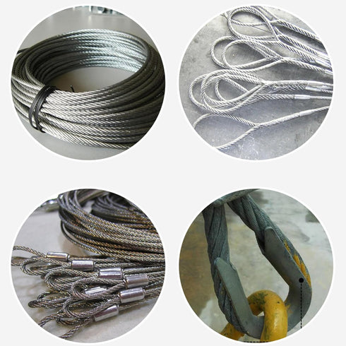 15 PCS M3 Stainless Steel Thimble for 1/8 Inches Diameter Wire Rope - Heavy-Duty Rigging Hardware Kit for Construction, Home Improvement, and Outd...